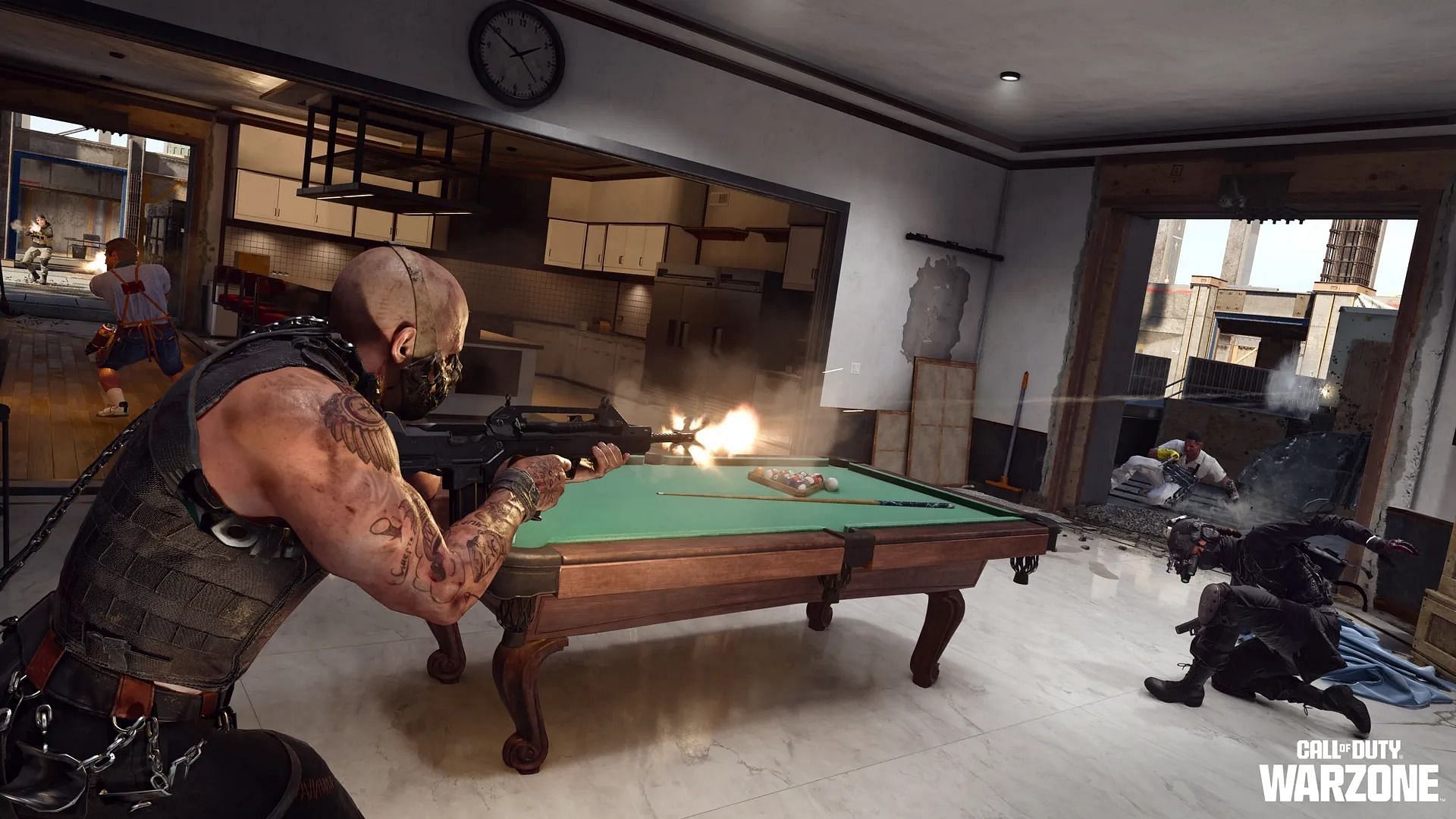 Penthouse fights in The Overlook can be thrilling (Image via Activision)
